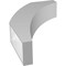 Ekena Millwork 6-in. W x 22-in. D x 34-in. H Thorton Architectural Grade PVC Knee Brace BRCP06X22X34THR - alternate 3